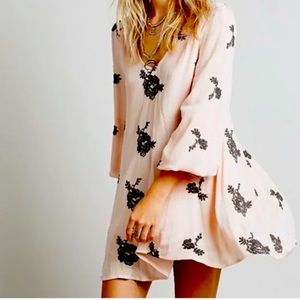 FREE PEOPLE Emma Embroidered Dress